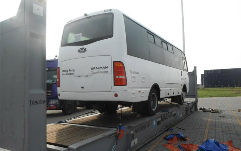 xe bus Dong Feng quá khổ vận chuyển từ Trung Quốc