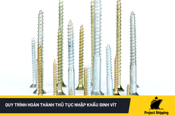 Quy trình hoàn thành thủ tục nhập khẩu đinh vít