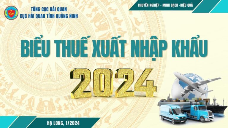 Biểu Thuế XNK Năm 2024