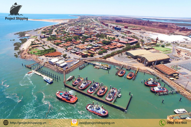 Đặc điểm địa hình cảng biển tại Úc