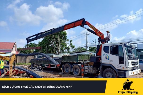 Dịch vụ cho thuê cẩu chuyên dụng Quảng Ninh