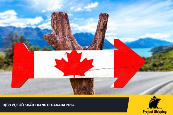 Dịch vụ gửi khẩu trang đi Canada 2024