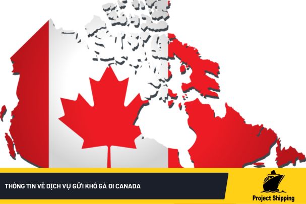 Thông tin về dịch vụ gửi khô gà đi Canada