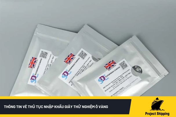 Thông tin về thủ tục nhập khẩu giấy thử nghiệm ố vàng