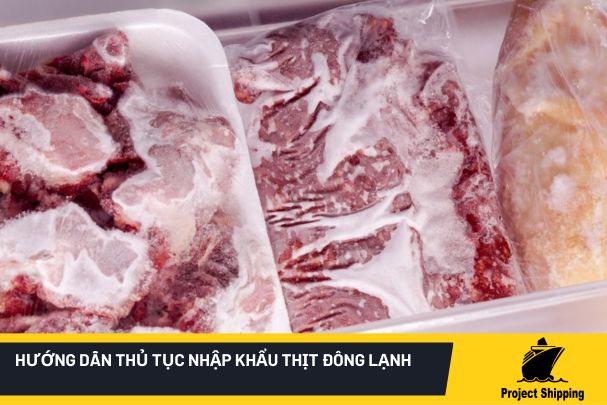 thủ tục nhập khẩu thịt đông lạnh