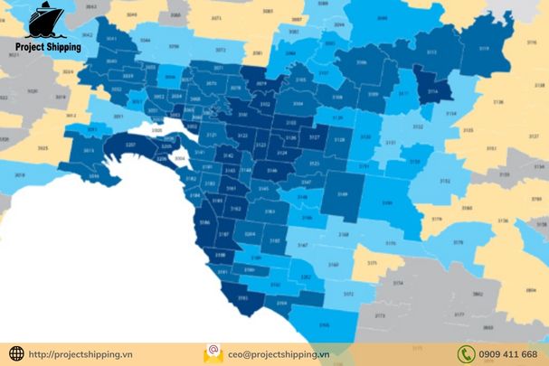 Mã bưu chính Zip Postal Code của Úc mới nhất 2024