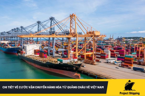 Thông tin chi tiết về cước vận chuyển hàng hóa từ Quảng Châu về Việt Nam