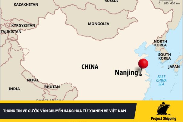 Thông tin về cước vận chuyển từ Nanjing về Hải Phòng