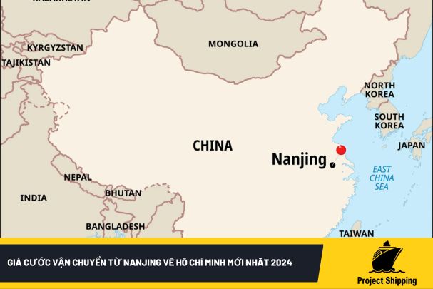 Giá cước vận chuyển từ Nanjing về Hồ Chí Minh mới nhất 2024