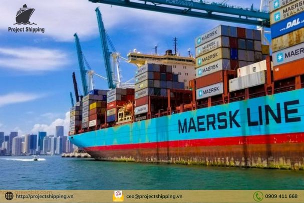 Thông tin chi tiết về hãng tàu MAERSK lớn hàng đầu thế giới