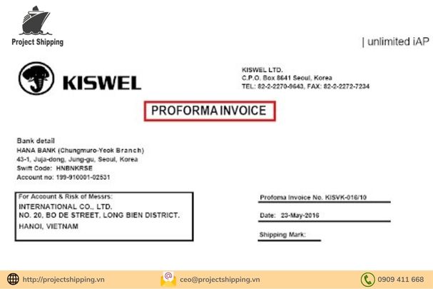 Proforma là gì? Những điều cần lưu ý về hóa đơn chiếu bạ Proforma