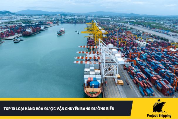 Top 10 loại hàng hóa vận chuyển bằng đường biển