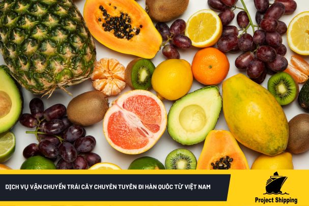 Dịch vụ vận chuyển trái cây chuyên tuyến đi Hàn Quốc từ Việt Nam