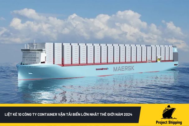 Liệt kê 10 công ty container vận tải biển lớn nhất thế giới năm 2024