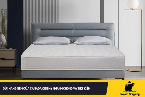 Gửi hàng nệm của Canada đến Mỹ nhanh chóng và tiết kiệm