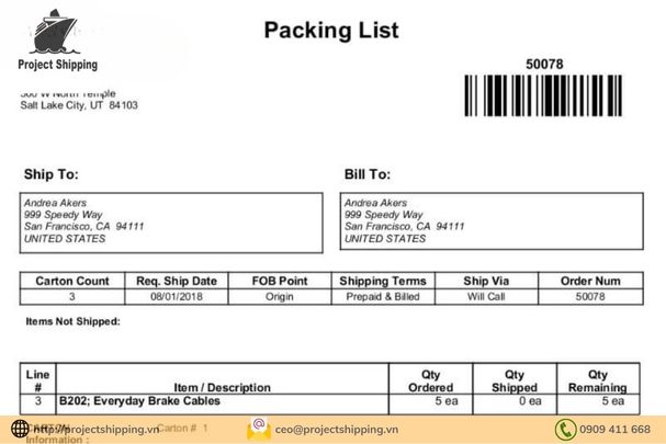 Packing list là gì? Vai trò của packing list trong xuất nhập khẩu