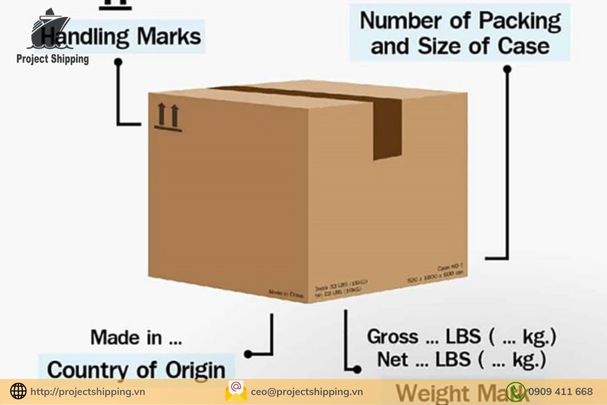 Shipping mark là gì? Toàn bộ thông tin chi tiết về Shipping mark