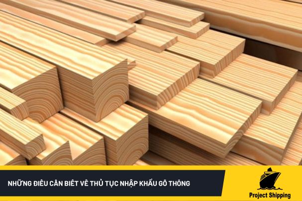 Những điều cần biết về thủ tục nhập khẩu gỗ thông