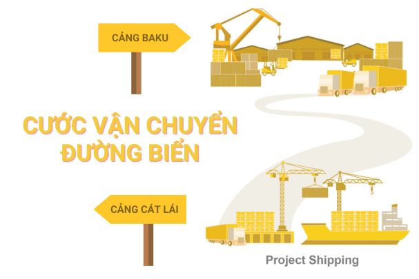 Cước vận chuyển đường biển từ cảng Cát Lái đi cảng Baku