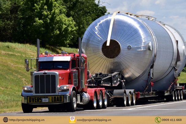 Vận chuyển quá khổ quá tải tại Hà Nội - Project Shipping