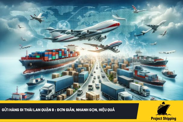 Gửi hàng đi Thái Lan quận 8 : Đơn giản, nhanh gọn, hiệu quả