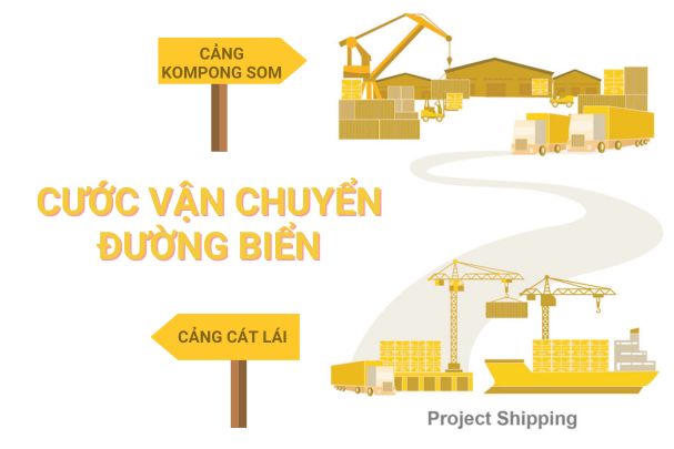 Cước vận chuyển đường biển từ Cảng Cát Lái đi Cảng Kompong Som