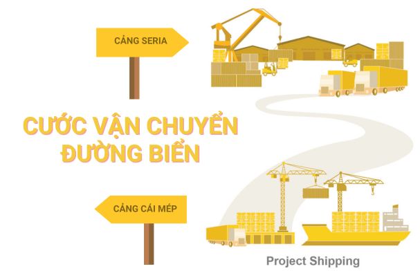 Cước vận chuyển đường biển từ Cảng Cái Mép đến Cảng Seria