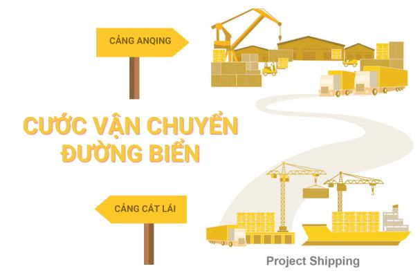 Cước vận chuyển đường biển từ Cảng Cát Lái đến Cảng Anqing