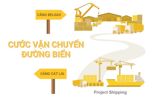 Cước vận chuyển đường biển từ Cảng Cát Lái đến Cảng Beijiao