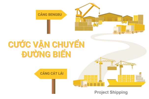 Cước vận chuyển đường biển từ Cảng Cát Lái đến Cảng Bengbu