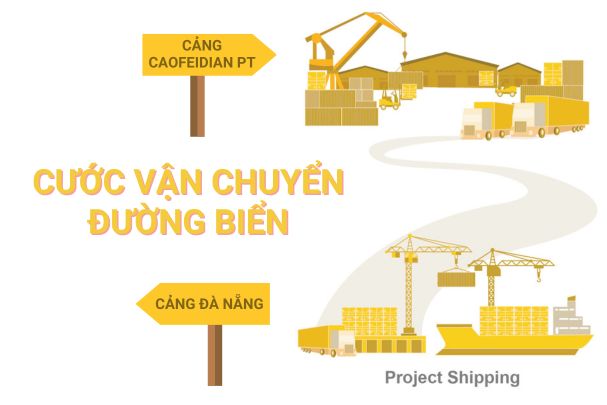 Cước vận chuyển đường biển từ Cảng Đà Nẵng đến Cảng Caofeidian Pt