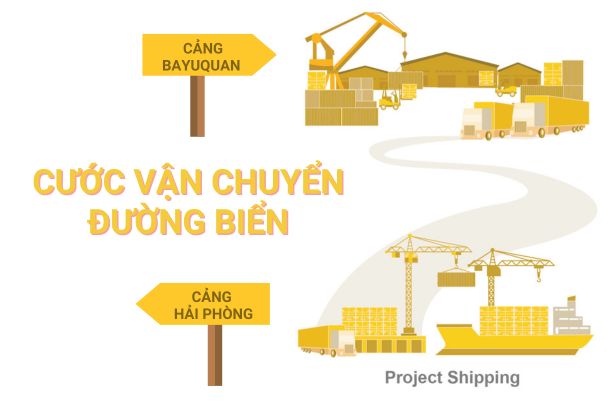 Cước vận chuyển đường biển từ Cảng Hải Phòng đến Cảng Bayuquan