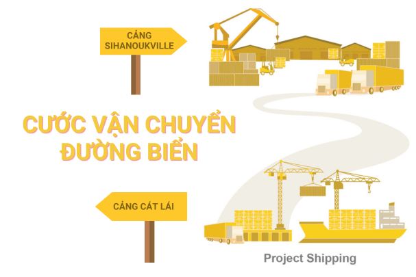 Cước vận chuyển đường biển từ Cảng Cát Lái đến Cảng Sihanoukville