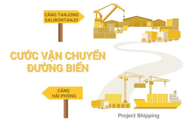 Cước vận chuyển đường biển từ Cảng Hải Phòng đến Cảng Tanjong Salirontanjo