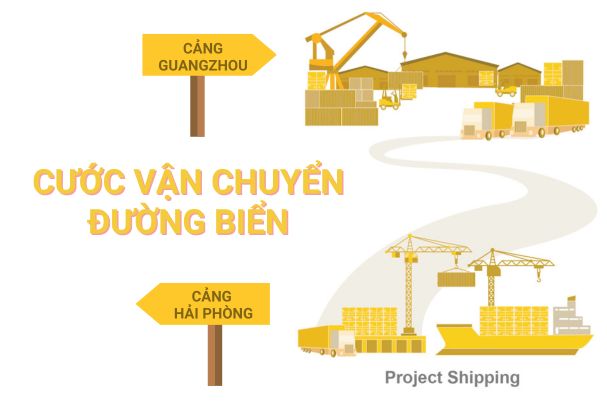 Cước vận chuyển đường biển từ Cảng Hải Phòng đến Cảng Guangchou