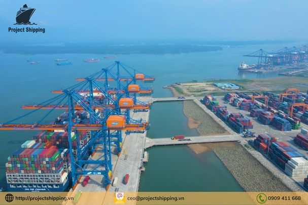 Dịch vụ vận chuyển hàng từ Cảng Cát Lái đến Cảng Jiangyin - Trung Quốc của Project Shipping