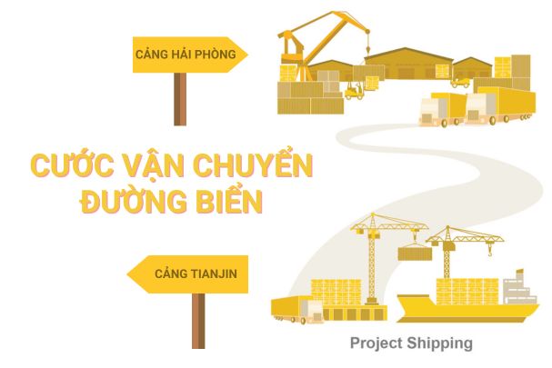 Cước vận chuyển đường biển từ Cảng Tianjin đến Cảng Hải Phòng