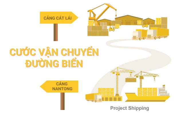 Cước vận chuyển đường biển từ cảng Nantong đến cảng Cát Lái