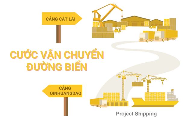 Cước vận chuyển đường biển từ cảng Qinhuangdao đến cảng Cát Lái