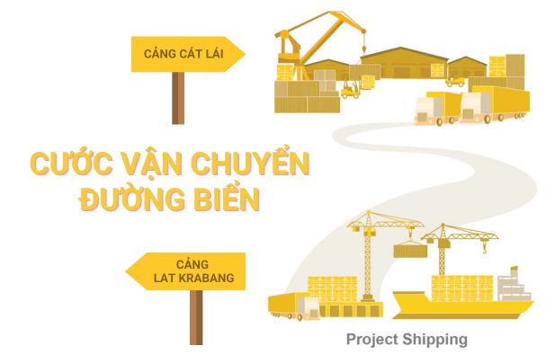 Cước vận chuyển đường biển từ Cảng LAT KRABANG đến Cảng Cát Lái