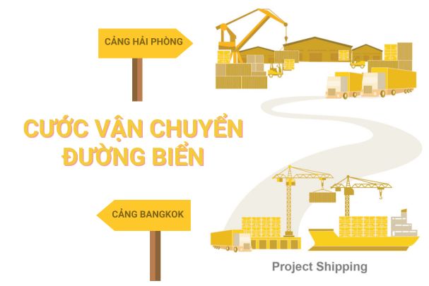 Cước vận chuyển đường biển từ Cảng Bangkok đến Cảng Hải Phòng