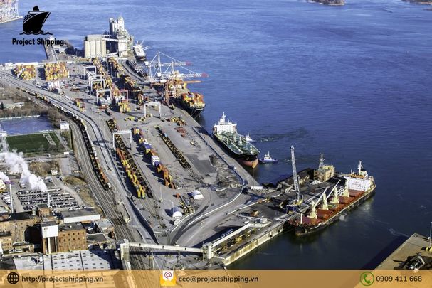 Cước vận chuyển đường biển từ Cảng Cát Lái đến Cảng Montreal