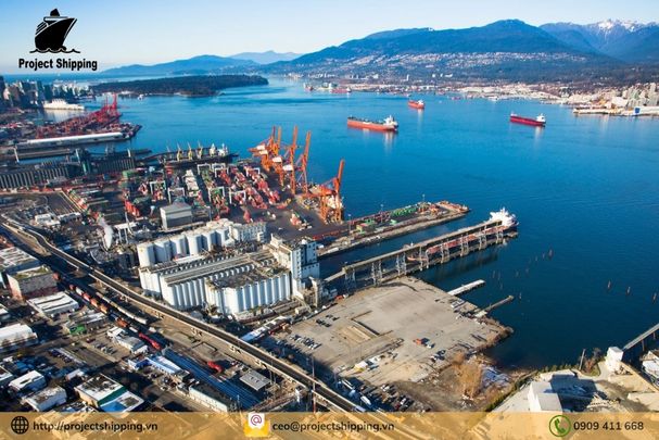 Cước vận chuyển đường biển từ Cảng Cát Lái đến Cảng Vancouver