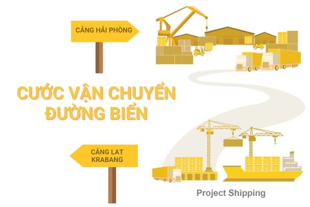 Cước vận chuyển đường biển từ Cảng LAT KRABANG đến Cảng Hải Phòng