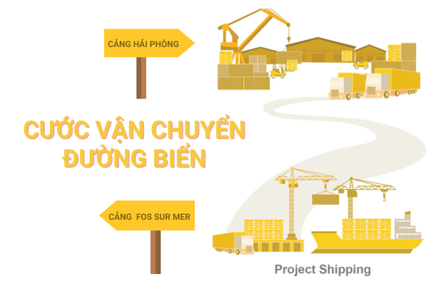 Cước vận chuyển đường biển từ Cảng Fos Sur Mer đến Cảng Hải Phòng