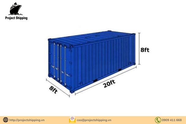 Các loại container – kích thước và khối lượng