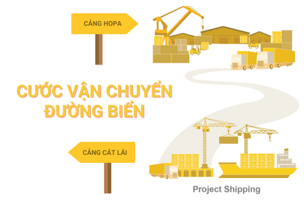 Cước vận chuyển đường biển từ Cảng Cát Lái đến Cảng Hopa