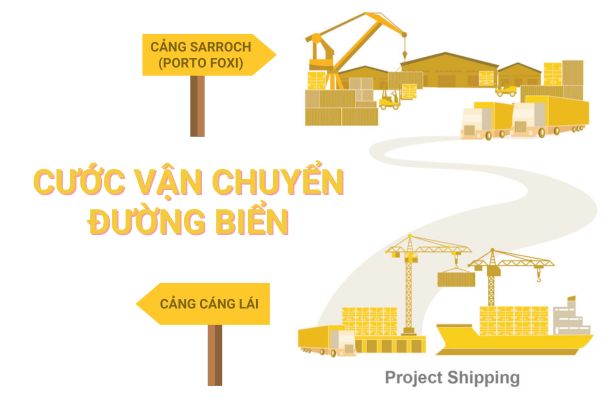 Cước vận chuyển đường biển từ Cảng Cát Lái đến Cảng Sarroch (Porto Foxi)