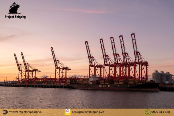 Cước vận chuyển đường biển từ Cảng Hải Phòng đến Cảng Felixstowe