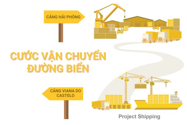 Cước vận chuyển đường biển từ Cảng Viana Do Castelo đến Cảng Hải Phòng